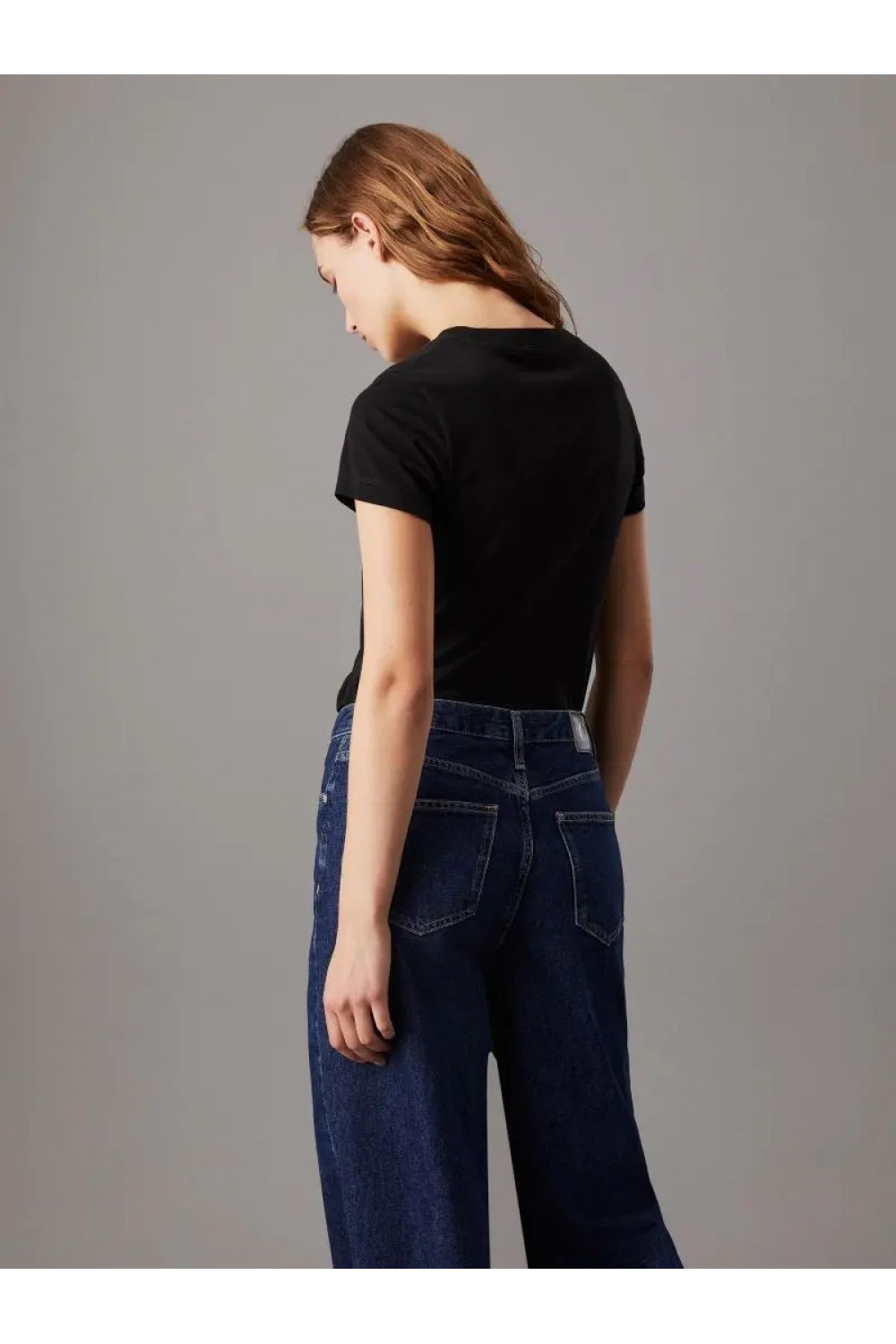 CALVIN KLEIN JEANS SLIM MONOGRAM T-SHIRT CK BLACK J20J223563-BEH