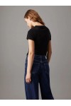 CALVIN KLEIN JEANS SLIM MONOGRAM T-SHIRT CK BLACK J20J223563-BEH
