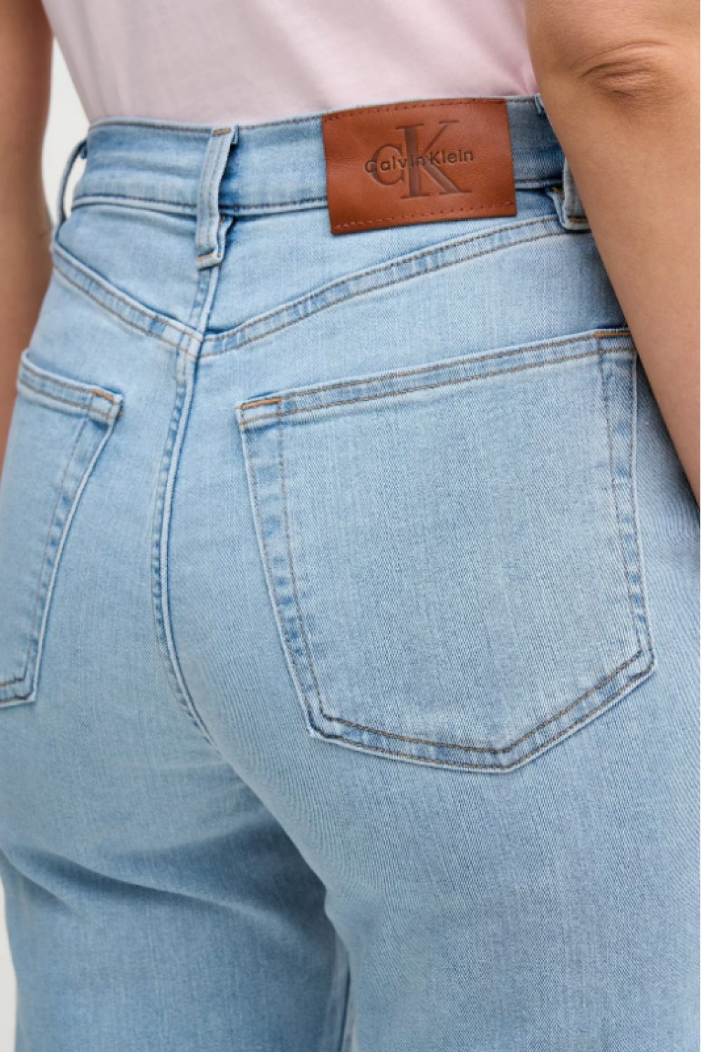 CALVIN KLEIN JEANS HIGH WAIST BLUE RAIN LV047E618G-VLJ