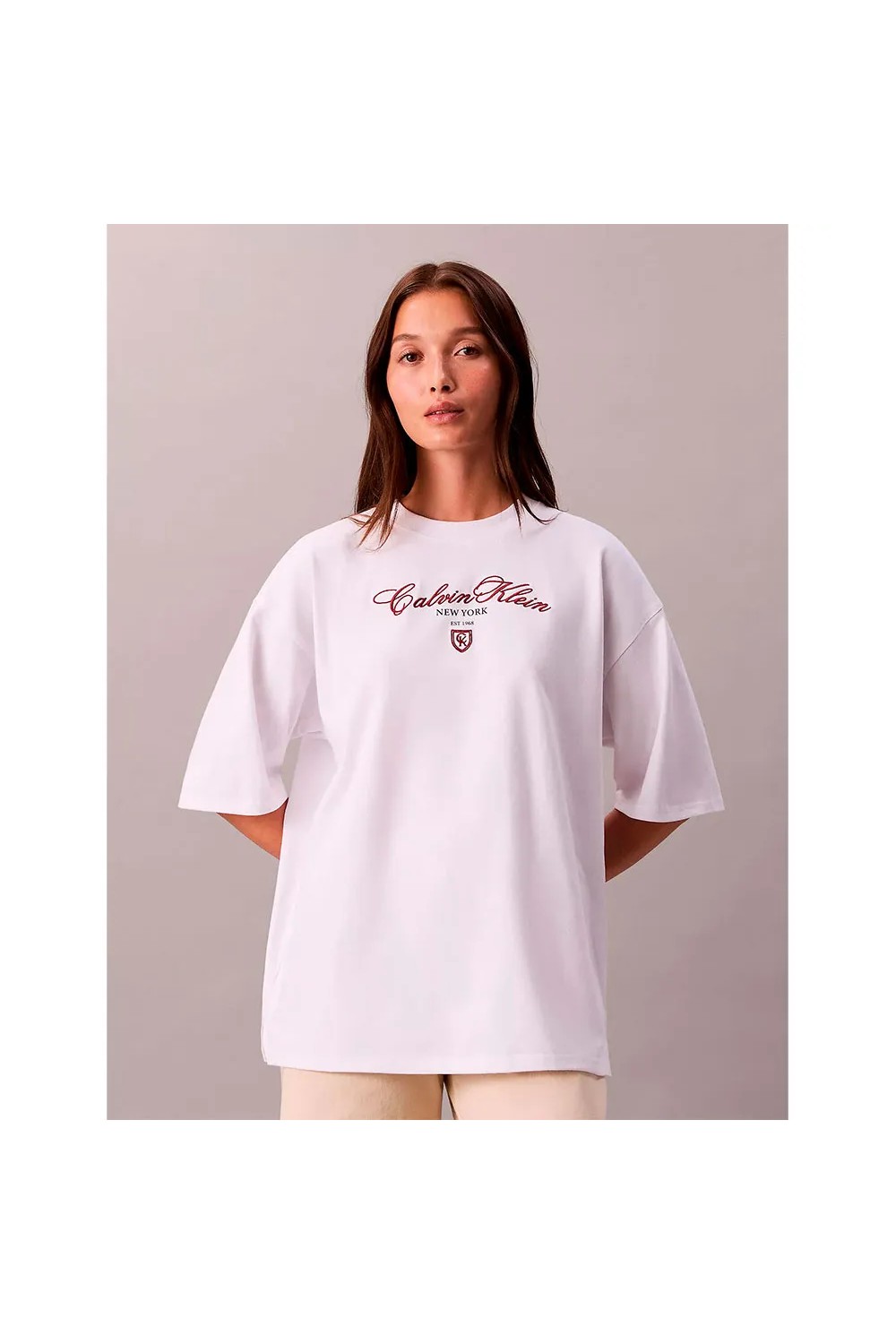 CALVIN KLEIN JEANS T-SHIRT BRILLIANT WHITE LV047E232G-YAA