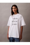 CALVIN KLEIN JEANS RELAXED LOGO T-SHIRT WHITE LV047B827G-YAA