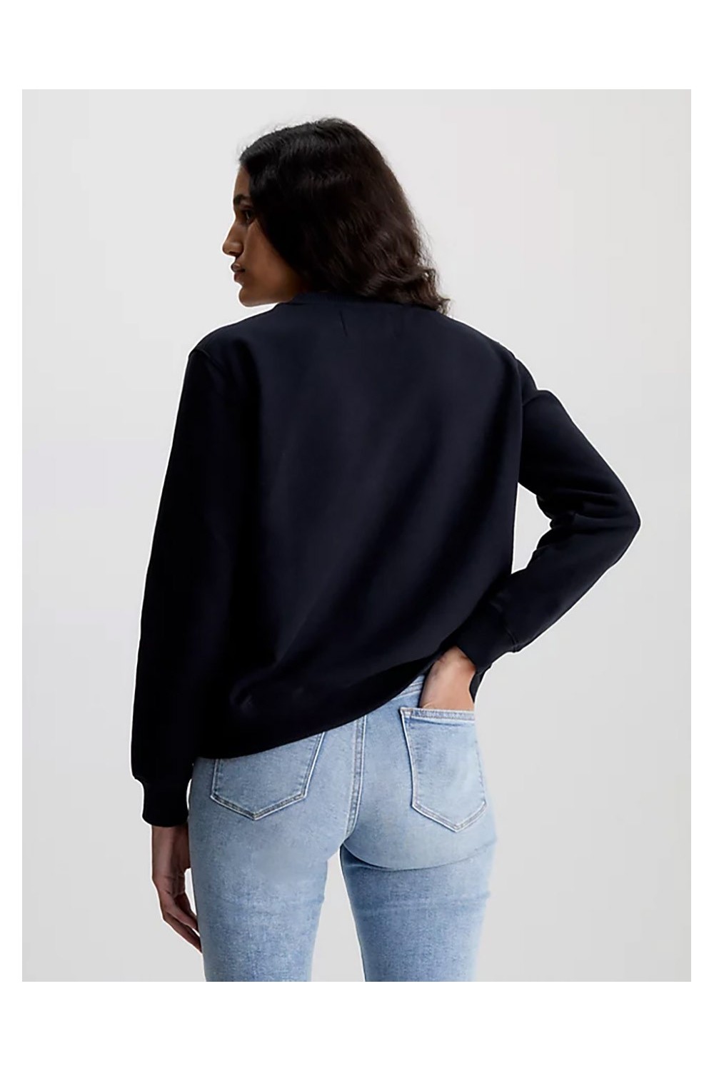 CALVIN KLEIN JEANS MONOGRAM SWEATSHIRT CK BLACK J20J219140-BEH