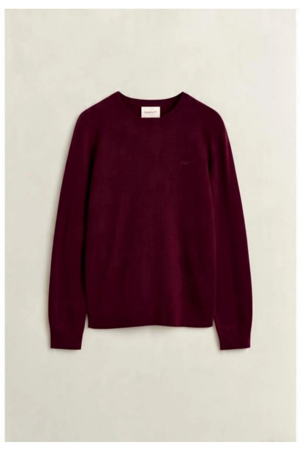 GANT WOMAN WOOL COTTON C-NECK DARKENED WINE 4802420-667