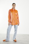 GLAMOROUS LADIES SHIRT ORANGE MARBLE NW0079B