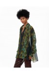 IRAIDA LUMEN GREEN OVERSIZED SHIRT