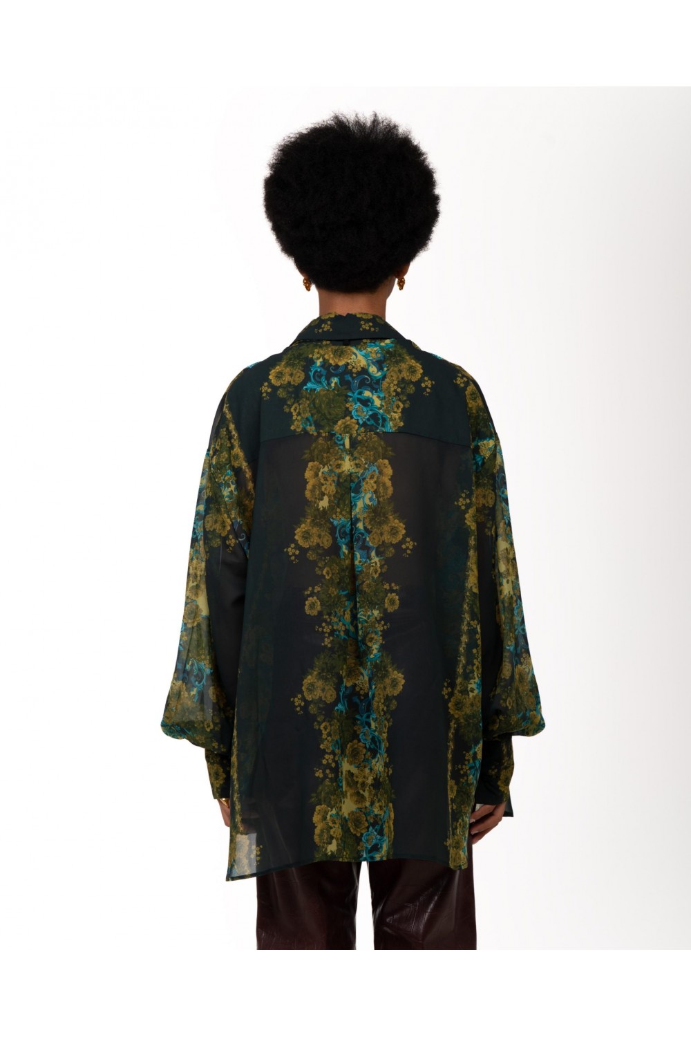 IRAIDA LUMEN GREEN OVERSIZED SHIRT