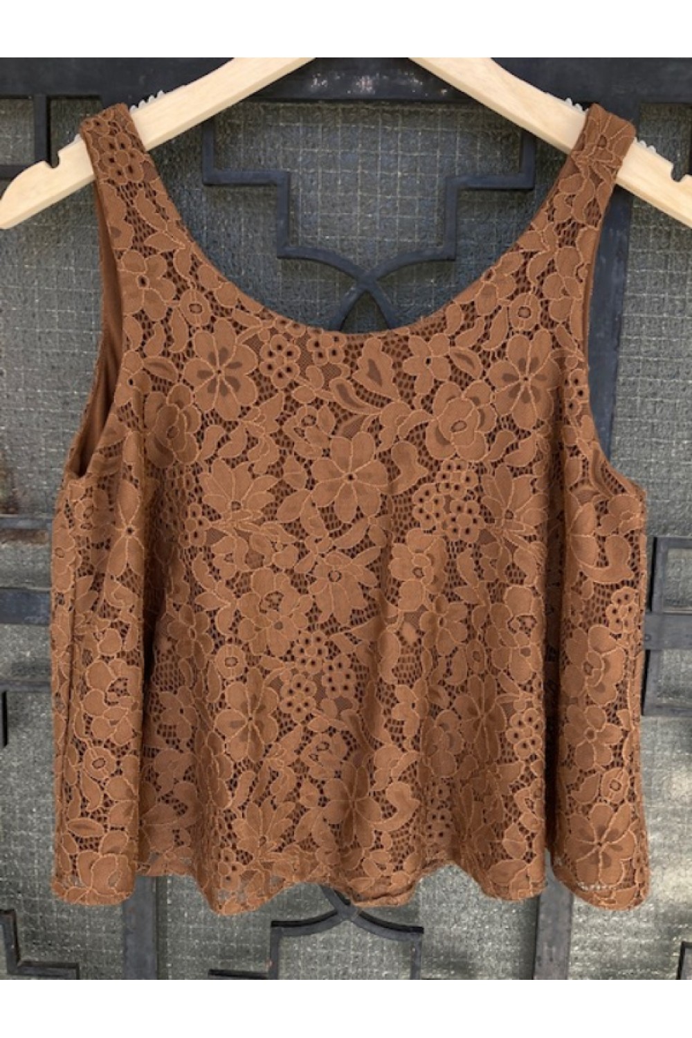 MOUTAKI WOMAN TOP BROWN 15.01.142