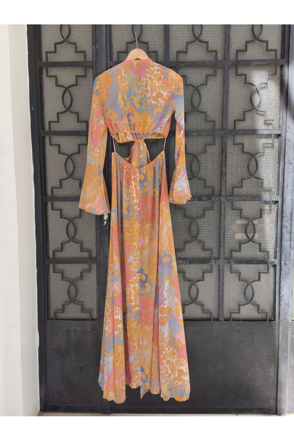 IRAIDA DAWNLIGHT CUT ONE MAXI DRESS MULTICOLOUR