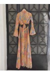IRAIDA DAWNLIGHT CUT ONE MAXI DRESS MULTICOLOUR