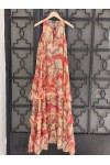 IRAIDA LUMA RUFFLED MAXI DRESS MULTICOLOUR 