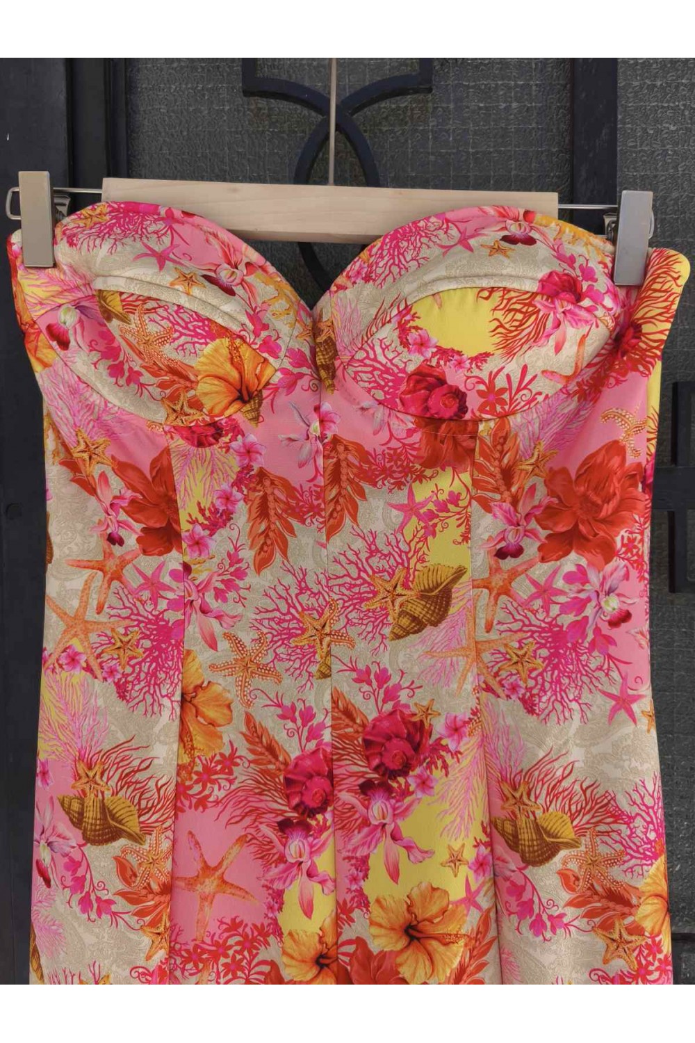 IRAIDA SUNRITUAL STRAPLESS MAXI DRESS MULTICOLOUR