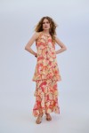 IRAIDA LUMA RUFFLED MAXI DRESS MULTICOLOUR 
