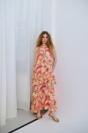 IRAIDA LUMA RUFFLED MAXI DRESS MULTICOLOUR 