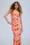 IRAIDA SUNRITUAL STRAPLESS MAXI DRESS MULTICOLOUR