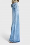 IT'S BASIC PALAZZO HIGH RISE JEANS BLEACHED 3942-4S6-3 