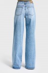 IT'S BASIC PALAZZO HIGH RISE JEANS BLEACHED 3942-4S6-3 