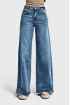 IT'S BASIC PALAZZO HIGH RISE JEANS AZURE BLUE 3942-4S6-4