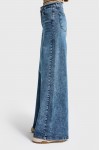IT'S BASIC PALAZZO HIGH RISE JEANS AZURE BLUE 3942-4S6-4