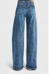 IT'S BASIC PALAZZO HIGH RISE JEANS AZURE BLUE 3942-4S6-4