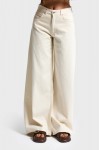 IT'S BASIC PALAZZO MID RISE JEANS IVORY 3096-7S6-69
