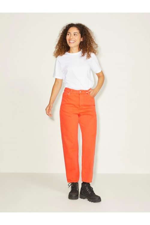 JJXX JXLISBON MOM HW JEANS RED ORANGE 12206786