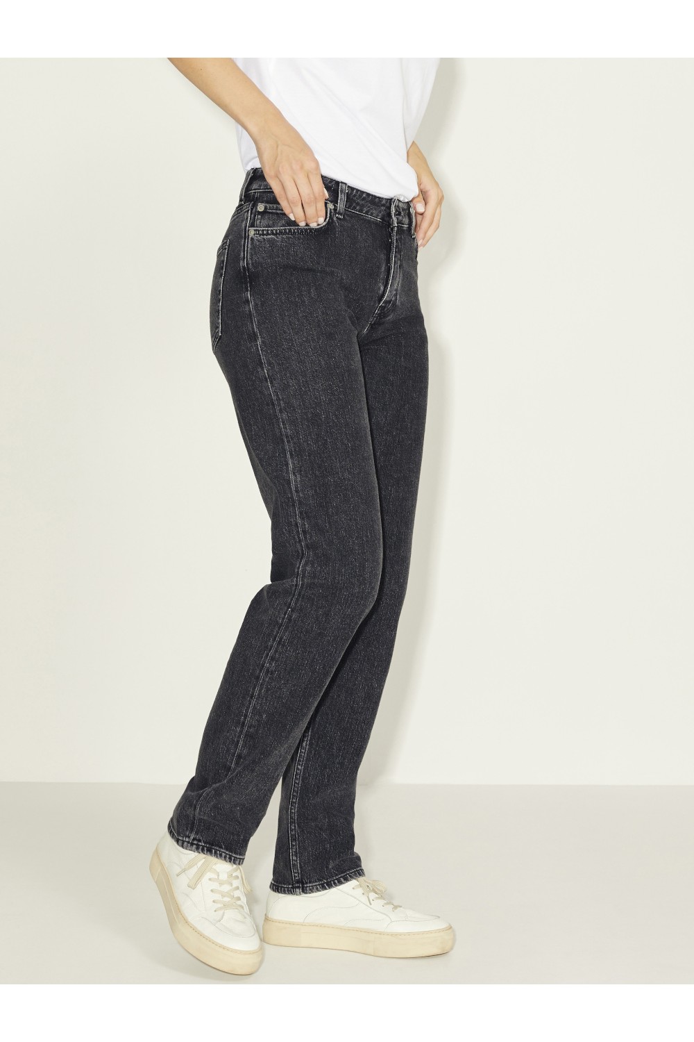 JJXX JXSEOUL STRAIGHT MW BLACK DENIM 12203760