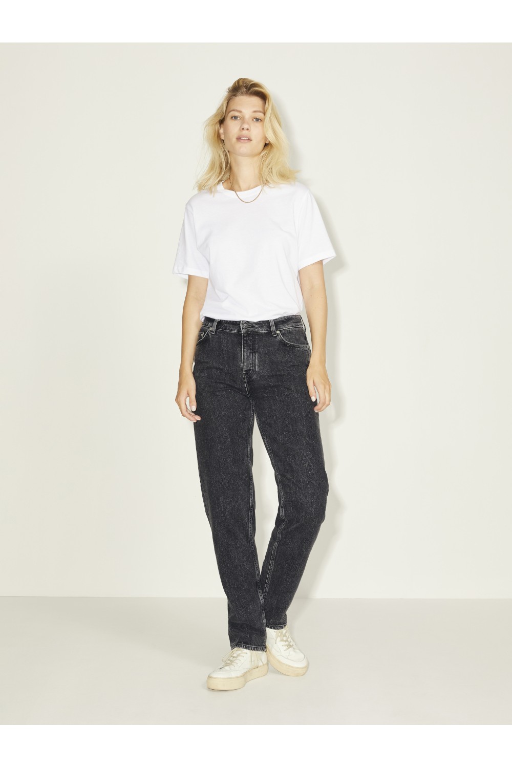 JJXX JXSEOUL STRAIGHT MW BLACK DENIM 12203760
