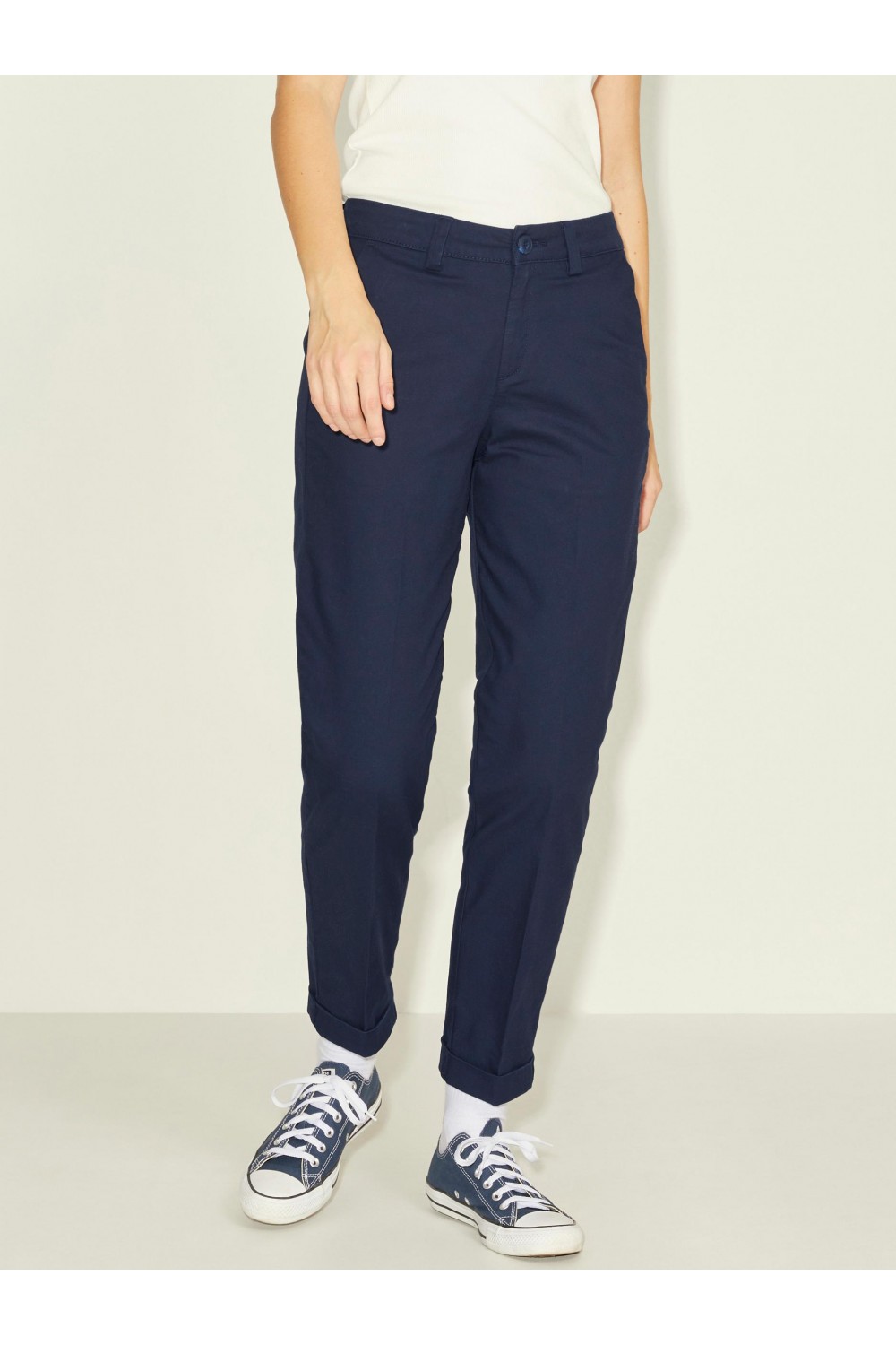 JJXX ELLA REG CHINO MW PANT NAVY BLAZER 12200676