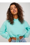 JJXX ALFA LOOSE LS EVERY CROP HOOD SWT ARUBA BLUE 12226246