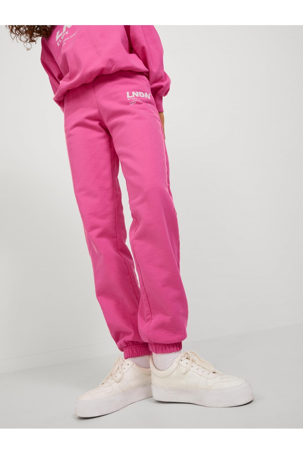 JJXX BIANCA RLX HW PANTS SWT CARMINE ROSE 12214571