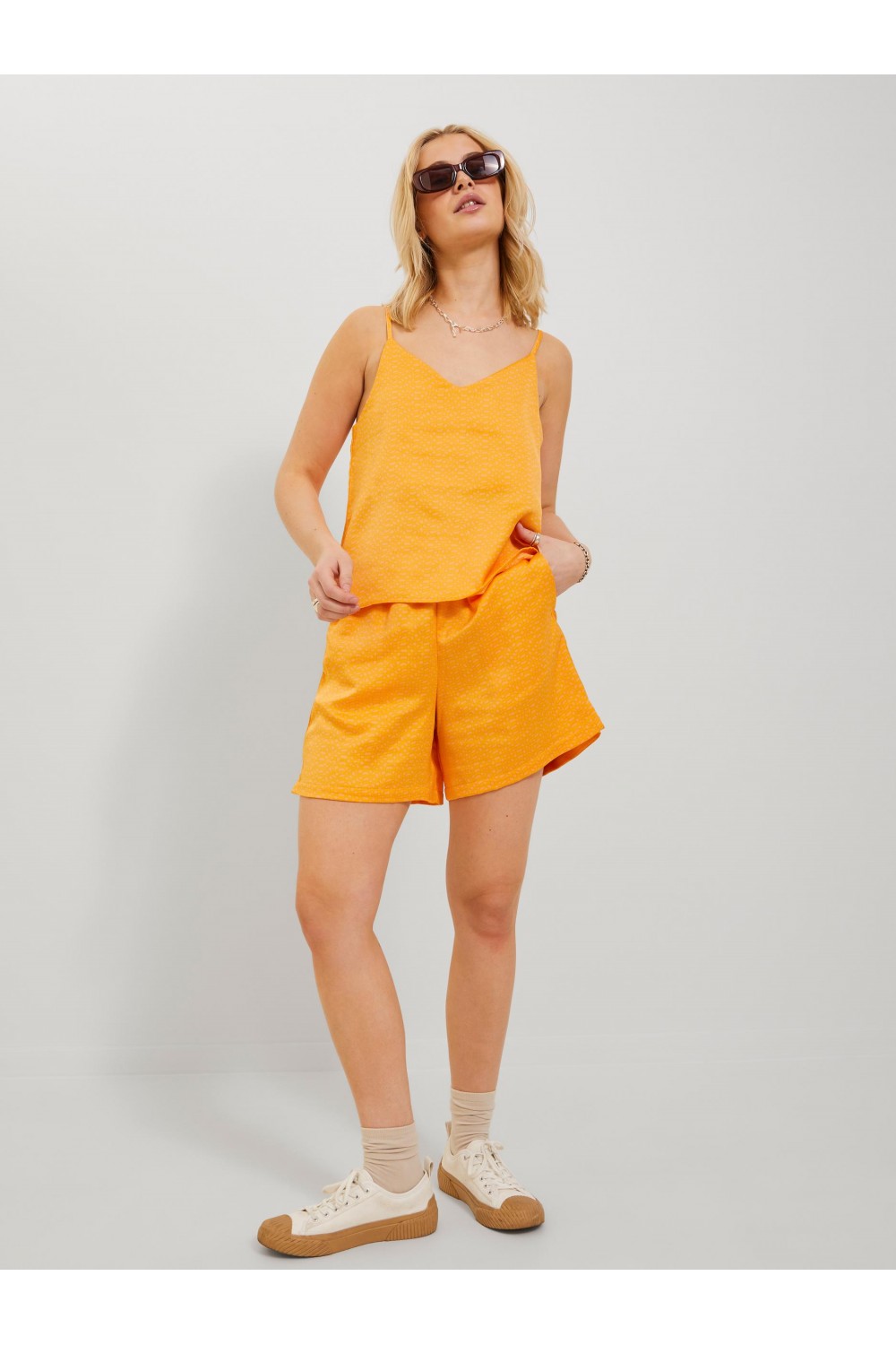 JJXX MALIA SATIN TOP MARIGOLD 12200163