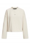 JJXX ABBIE OVS WIDE EVERY CREW SWEATER MOONBEAM 12214536