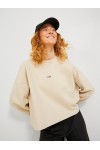 JJXX ABBIE OVS WIDE EVERY CREW SWEATER MOONBEAM 12214536