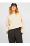 JJXX ABBIE OVS WIDE EVERY CREW SWEATER MOONBEAM 12214536
