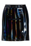 JJXX ROWE SHORT FAUX LEATHER SKIRT BLACK 12203569