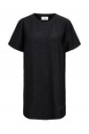  JJXX ANNABEL SS LOOSE EVERY GLITTER DRESS BLACK 12221900