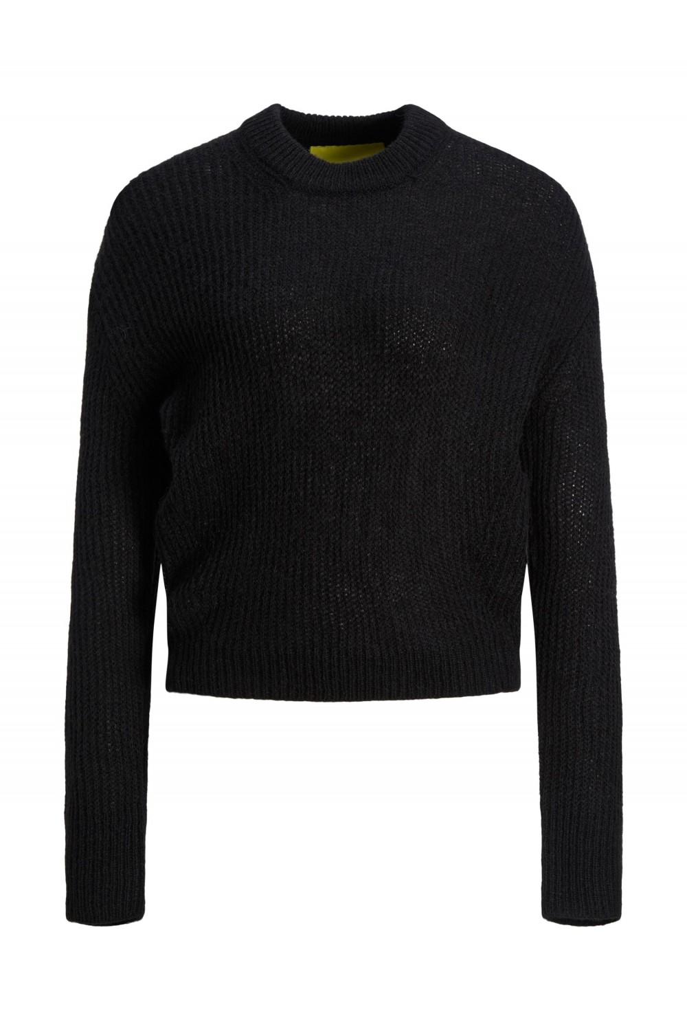 JJXX EMBER FLUFFY CREW NECK KNIT BLACK 12200506