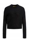 JJXX EMBER FLUFFY CREW NECK KNIT BLACK 12200506