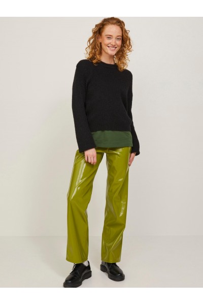 JJXX EMBER FLUFFY CREW NECK KNIT BLACK 12200506