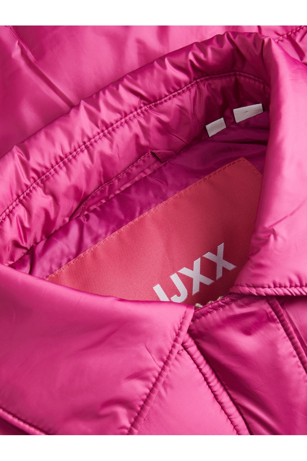 JJXX ELLINOR RECYCLE PADDED VEST FESTIVAL FUCSHIA 12215119