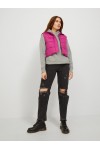 JJXX ELLINOR RECYCLE PADDED VEST FESTIVAL FUCSHIA 12215119