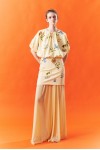 LUMINA SHORT DRESS WITH FLORAL PRINT YELLOW LD5347