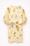 LUMINA SHORT DRESS WITH FLORAL PRINT YELLOW LD5347