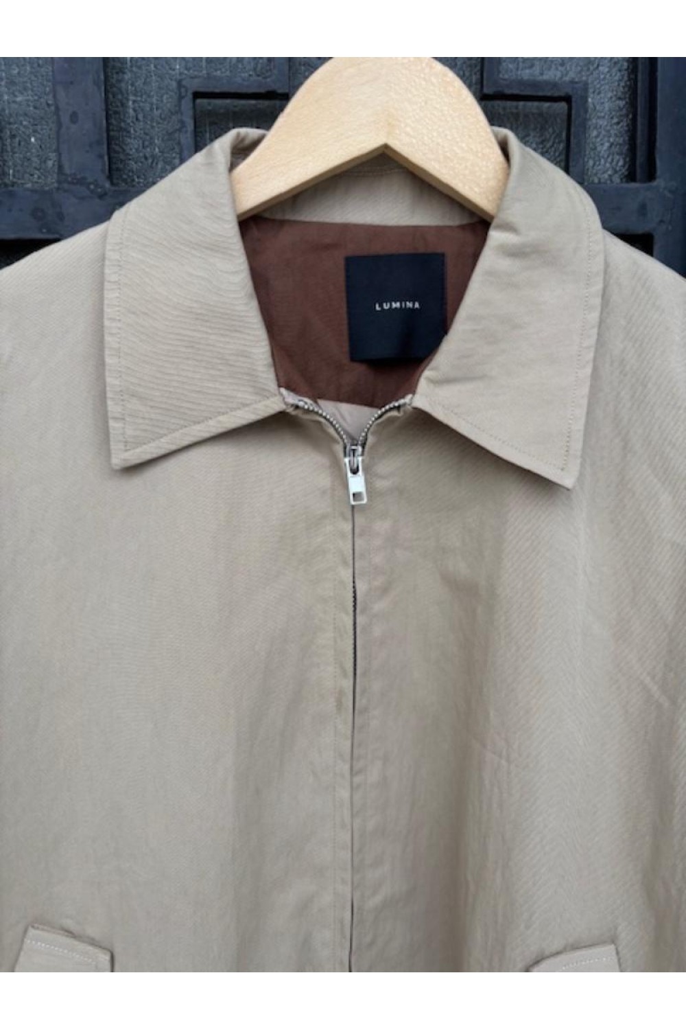 LUMINA BOMBER JACKET BEIGE LC240387