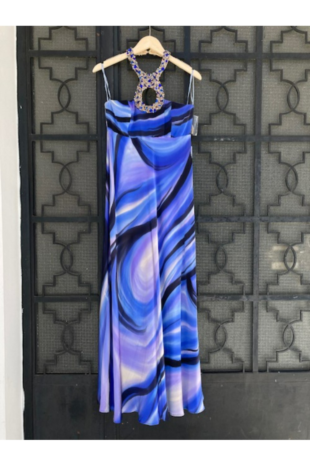 D&K FRANGOULIS DRESS WATER BLUE BE236