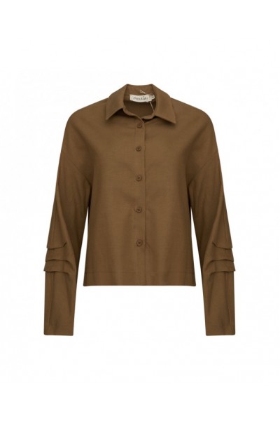 MOUTAKI WOMAN SHIRT BROWN 26.09.111
