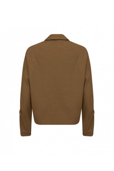 MOUTAKI WOMAN SHIRT BROWN 26.09.111