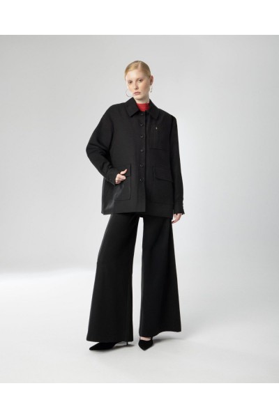 MOUTAKI WOMAN BAGGY PANT BLACK 26.03.133