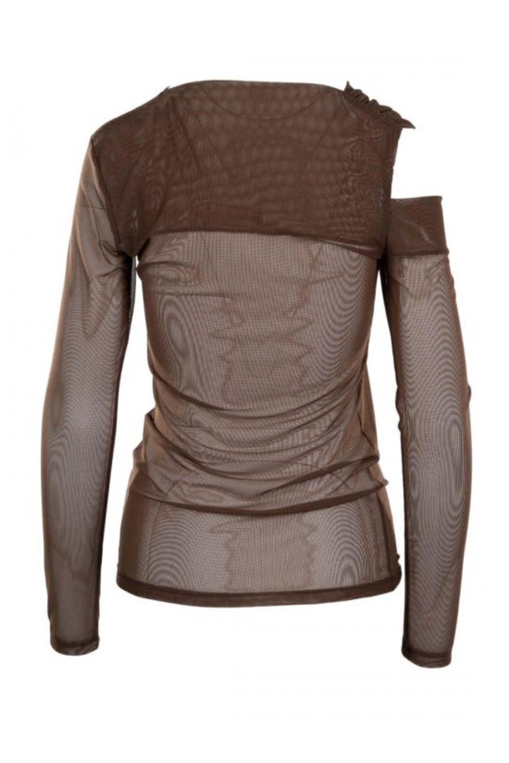 MOUTAKI WOMAN BLOUSE BROWN 26.01.111