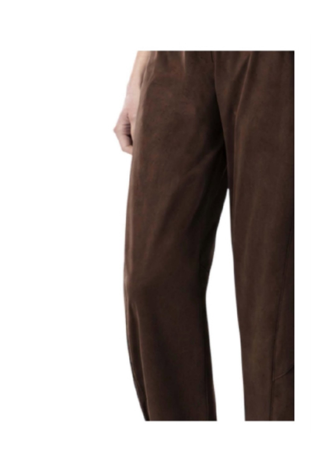 MOUTAKI WOMAN PANTS BROWN 26.03.107